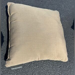 Frontgate Tan Outdoor Accent Pillow